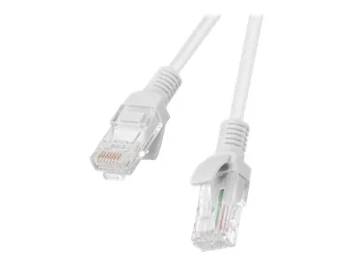 LANBERG PCU6-20CC-0300-S Patchcord RJ45 cat. 6 UTP 3m Gray. 10-pack