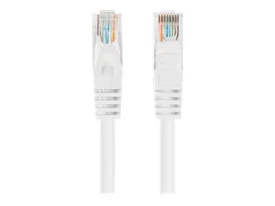LANBERG Patchcord Cat.6 UTP 3m white 10-pack