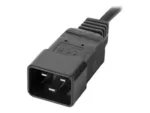 LANBERG power distribution unit PDU 19 1U 16A 2x C19 8x IEC C13 sockets 2m black C20