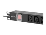 LANBERG power distribution unit PDU 19 1U 16A 8x IEC C13 sockets 2m black C20