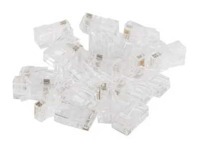 LANBERG PLU-6000EZ Plug RJ-45 UTP CAT6 8P8C 100PCS Pass Trough