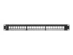 LANBERG PPKS-1024-B keystone Patch Panel 19inch 24 port 1U black