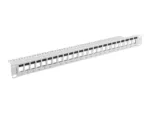 LANBERG PPKS-1024-S keystone Patch Panel 19inch 24 port 1U gray