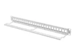 LANBERG PPKS-1024-S keystone Patch Panel 19inch 24 port 1U gray