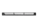 LANBERG PPKS-1124-B keystone Patch Panel 19inch with organizer 24 port 1U black