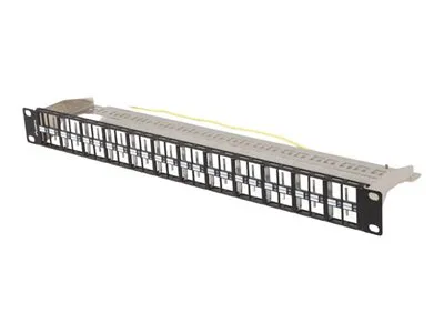 LANBERG Patch Panel Blank 48 Port 1U 19inch FTP For Keystone Modules Black