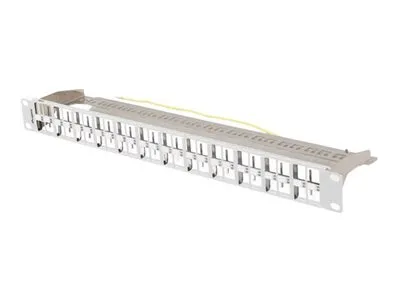 LANBERG Patch Panel Blank 48 Port 1U 19inch FTP For Keystone Modules Grey