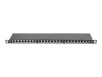 LANBERG PPS5-0024-B Patch Panel 24 port 0.5U cat. 5e shielded black