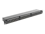 LANBERG PPS5-1024-B Patch Panel 24 port 1U cat. 5e shielded black