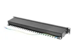 LANBERG PPS5-1024-B Patch Panel 24 port 1U cat. 5e shielded black
