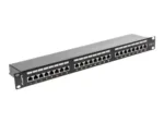 LANBERG PPS6-1024-B Patch Panel 24 port 1U cat. 6 shielded black
