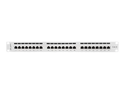 LANBERG PPS6-1024-S Patch Panel 24 port 1U cat. 6 shielded grey