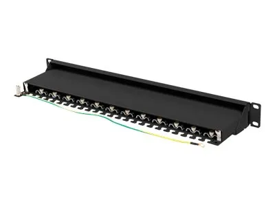 also-pps7-1024-b LANBERG patch panel 24 port 1U cat.7 FTP black
