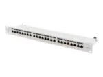 LANBERG patch panel 24 port 1U cat.7 FTP grey