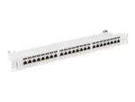 LANBERG patch panel 24 port 1U cat.7 FTP grey