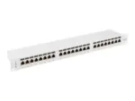 LANBERG patch panel 24 port 1U cat.6A FTP grey