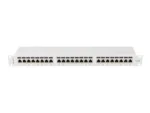LANBERG patch panel 24 port 1U cat.6A FTP grey