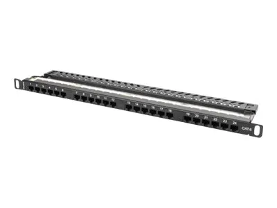 LANBERG PPU6-0024-B Patch Panel 24 port 0.5U cat. 6 black