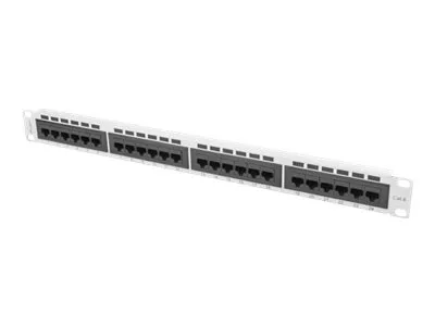 also-ppu6-1024-s LANBERG PPU6-1024-S Patch Panel 24 port 1U cat. 6 grey
