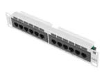 LANBERG PPU6-9012-S Patch Panel 10inch 12 port 1U cat.6 grey