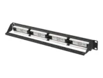 LANBERG patch panel 24 port 1U cat.6A UTP black