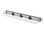 LANBERG patch panel 24 port 1U cat.6A UTP grey