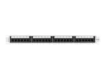 LANBERG patch panel 24 port 1U cat.6A UTP grey