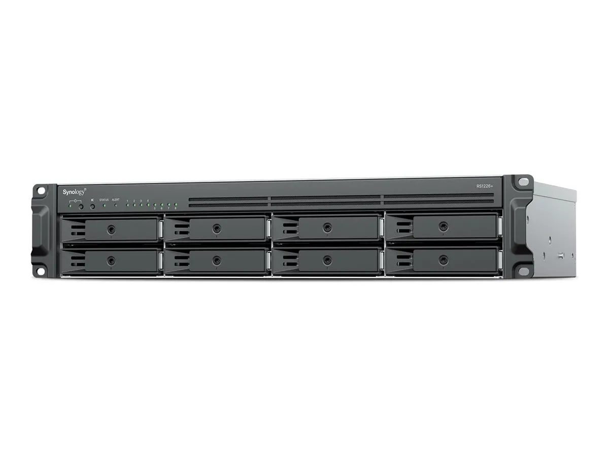also-rs1226 SYNOLOGY 8 Bay 2U AMD Ryzen Embedded V1500B 4GB DDR4 Rack Expandable NAS Server