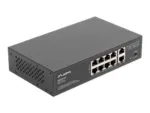 LANBERG switch PoE 19inch 10-port 100MB 8 ports PoE 30W/port max 120w RSFE-8P-2GE unmanaged