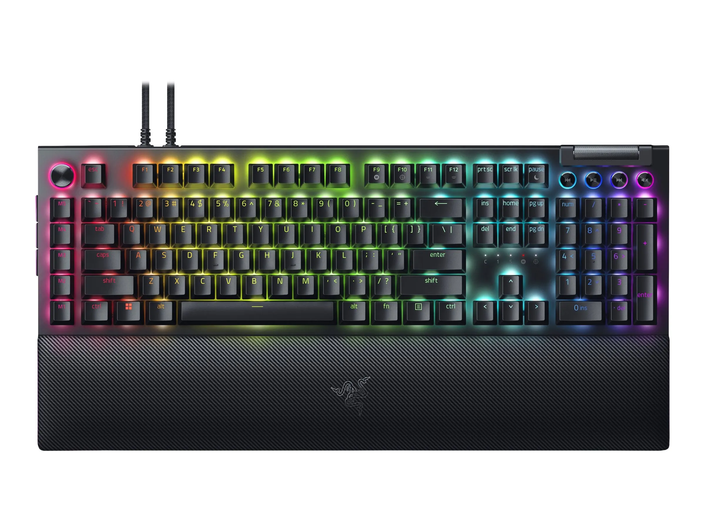 also-rz03-04680100-r3m1 RAZER BlackWidow V4 Pro Keyboard Green Switch – US Layout