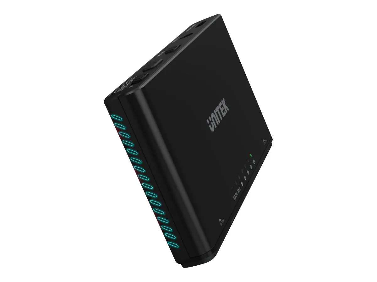 also-s1222a UNITEK ENCLOSURE USB-C to PCIe/NVMe M.2 SSD + SATA III Adapter with Offline Clone