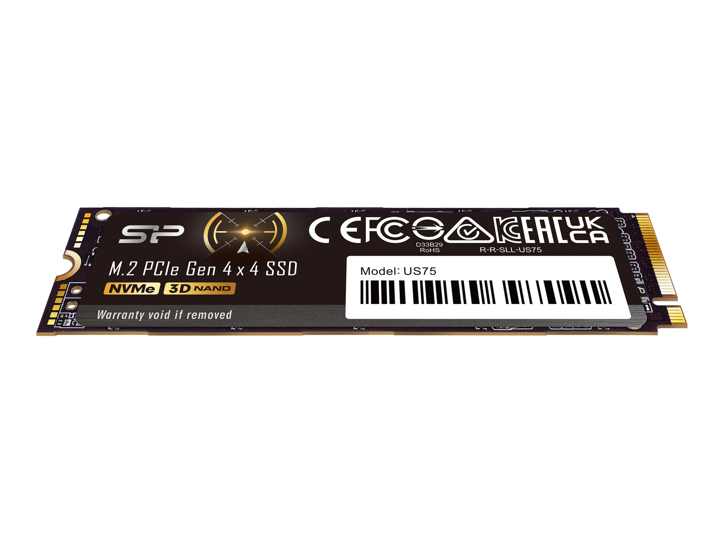 also-sp02kgbp44us7505 SILICON POWER SSD US75 2TB M.2 PCIe NVMe Gen4x4 NVMe 1.4 7000/6500MB/s