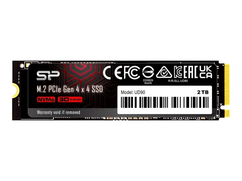 also-sp04kgbp44ud9005 SILICON POWER SSD UD90 4TB M.2 PCIe NVMe Gen4x4 NVMe 1.4 5000/4800 MB/s
