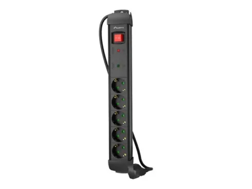 LANBERG Surge protector SP1 1.5m 5x Schuko black