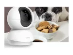 TP-LINK Pan/Tilt Home Security WiFi Camera Day/Night view 1080p FHD Micro SD card storage Up to 128GB H.264 Video 360/114 view angle
