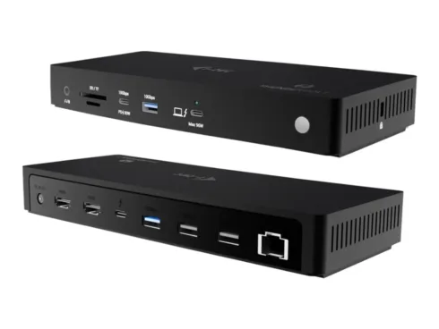 I-TEC Thunderbolt4 3xDisplay DS 2xHDMI 1xTB3 1×2.5GLAN 1xUSB-C Gen2 2xUSB-A Gen2 2xUSB-A Gen1 SD+TF Cardreader 1x Audio/Mic PD 96W