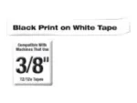 BROTHER TZE221 tape cassette 9mm 8m white/black P-touch 200/300/500series