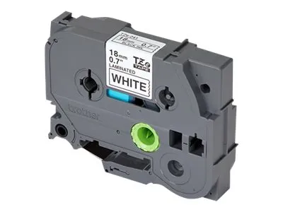 BROTHER TZE241 tape cassette white black 18mmx8m laminiert for P- touch 210E 220 300 310 340 340C 350 540 540C
