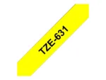 BROTHER TZE631 tape cassette 12mm8m yellow / black for P-touch 200 300 500 series