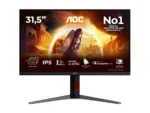 AOC U32G4U Monitor gaming 31.5inch 3840×2160 16:9 Fast IPS 160Hz HAS 130mm HDMI x 2x 2.1 DP x 1x 1.4