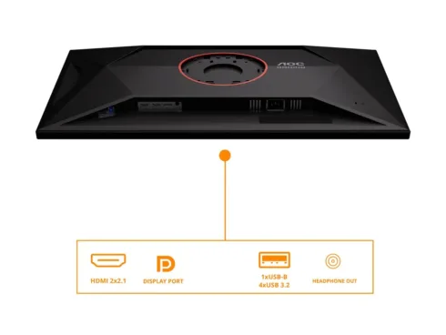 AOC U32G4U Monitor gaming 31.5inch 3840×2160 16:9 Fast IPS 160Hz HAS 130mm HDMI x 2x 2.1 DP x 1x 1.4