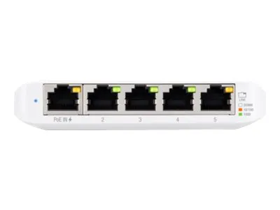 also-usw-flex-mini-3 UBIQUITI USW-Flex-Mini-3 Switch UniFi 5x RJ45 1000Mb/s 1x PoE In 3-pack
