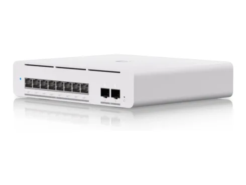 UBIQUITI USW-Pro-XG-8-PoE Switch Etherlighting 8x RJ45 10GbE PoE 2x SFP+ 155W Layer 3