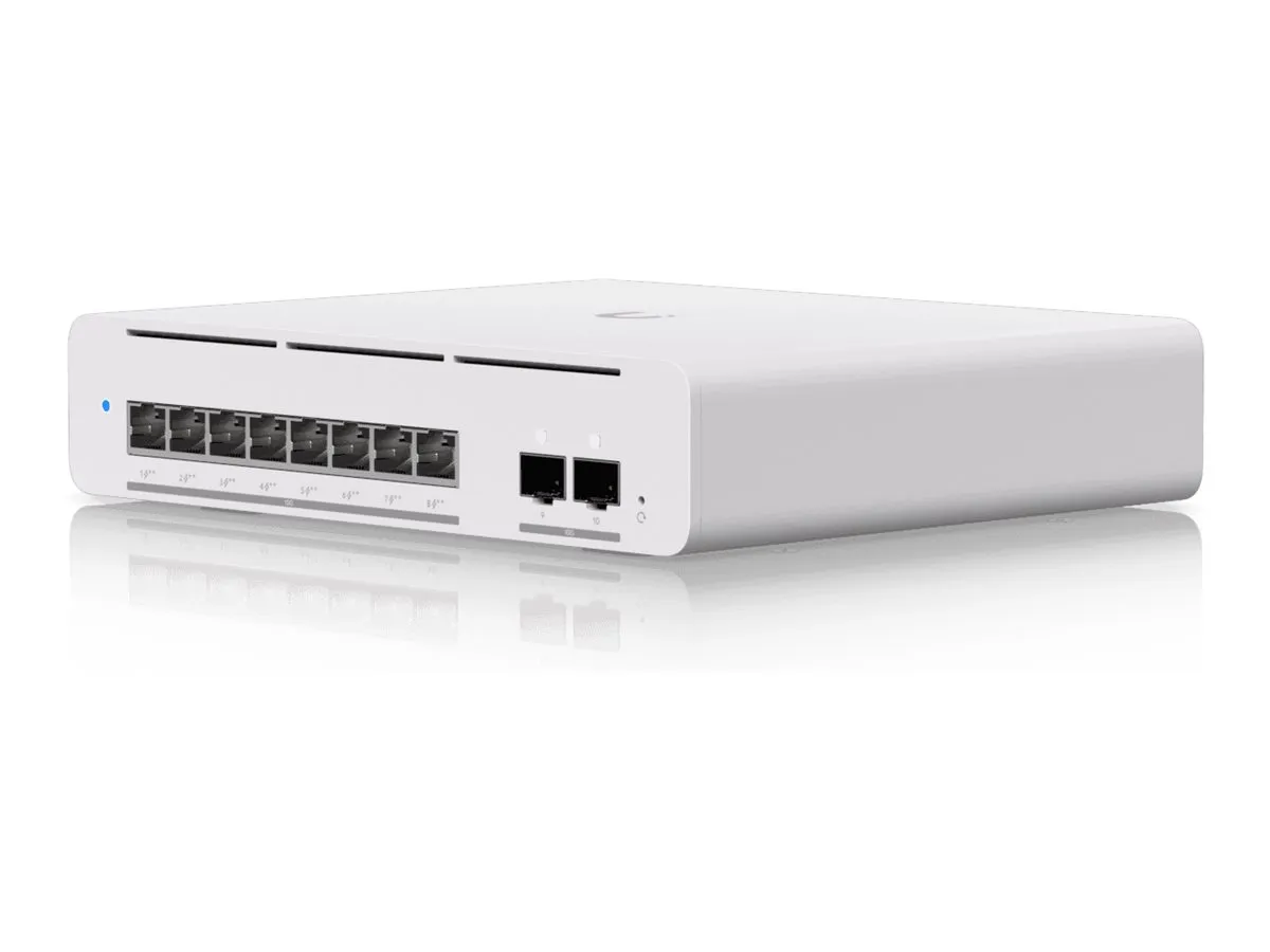 also-usw-pro-xg-8-poe UBIQUITI USW-Pro-XG-8-PoE Switch Etherlighting 8x RJ45 10GbE PoE 2x SFP+ 155W Layer 3