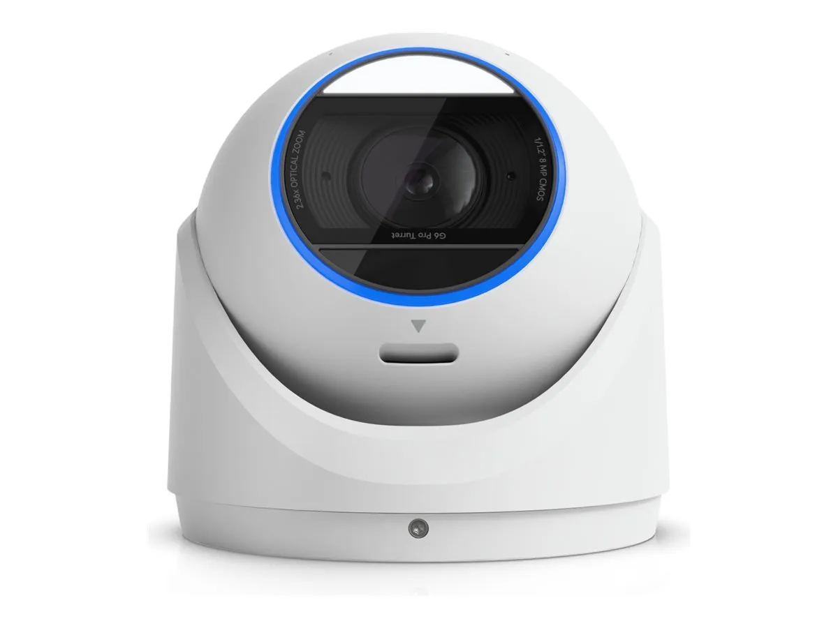 also-uvc-g6-pro-turret-w UBIQUITI UVC-G6-PRO-TURRET-W Camera 4K PoE+ 2.36x optical zoom 1/1.2in CMOS sensor