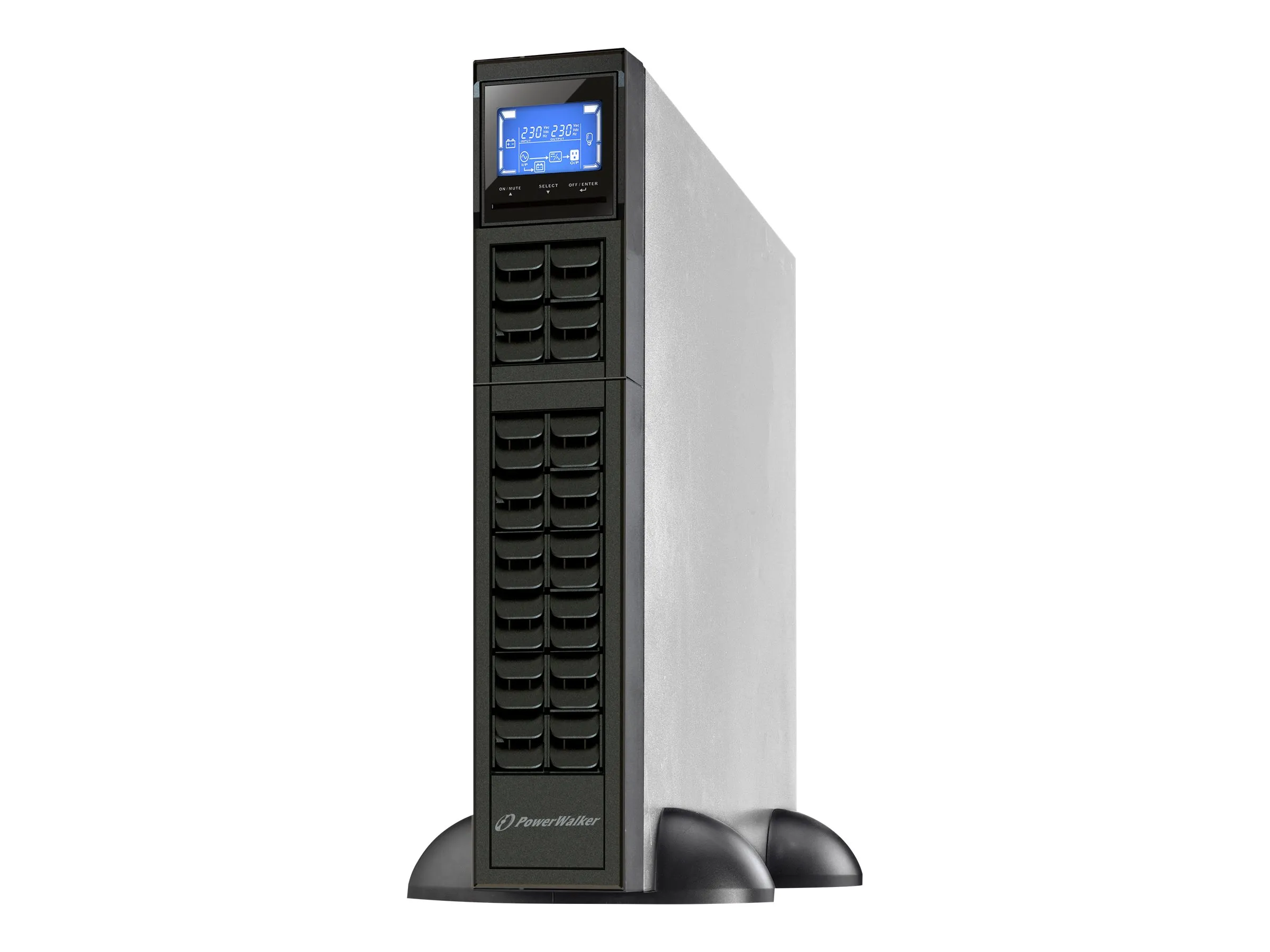 also-vfi-2000-crm-lcd POWERWALKER VFI 2000 CRM LCD UPS On-Line 2000VA 19 2U 4x IEC USB/RS-232 LCD Rack/Tower