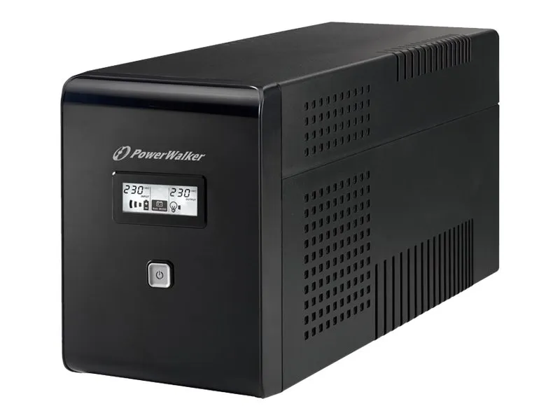 also-vi-1500-lcd POWERWALKER VI 1500 LCD UPS Line-Interactive 1500VA 2x SCHUKO 2x IEC RJ11/RJ45 USB LCD