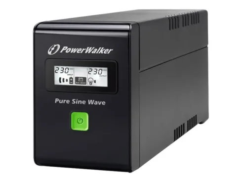 POWERWALKER VI 600 SW FR UPS Line-Interactive 600VA 2x PL 230V PURE SINE RJ11/RJ45 USB LCD