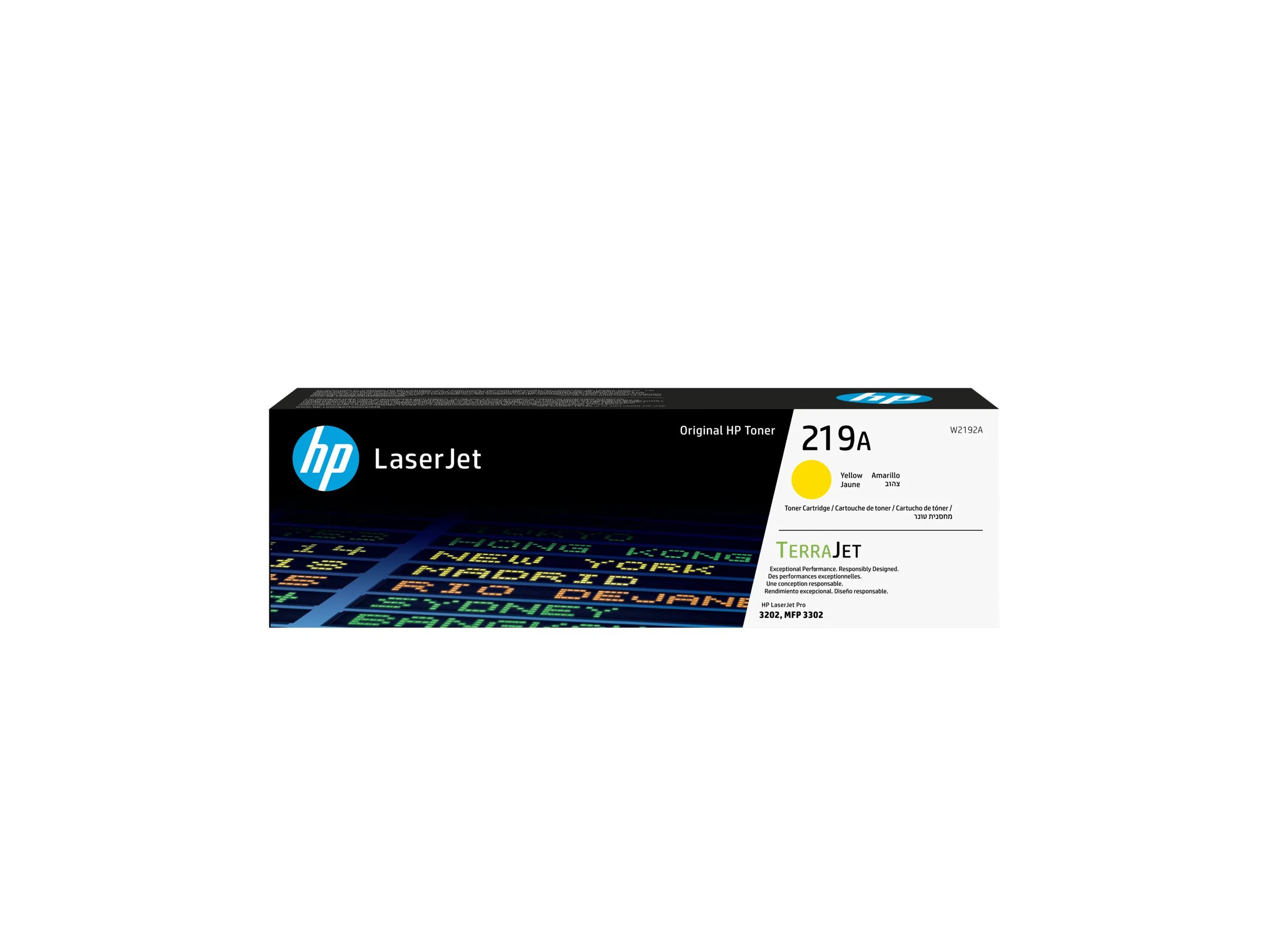 also-w2192a HP 219A Yellow Original LaserJet Toner Cartridge