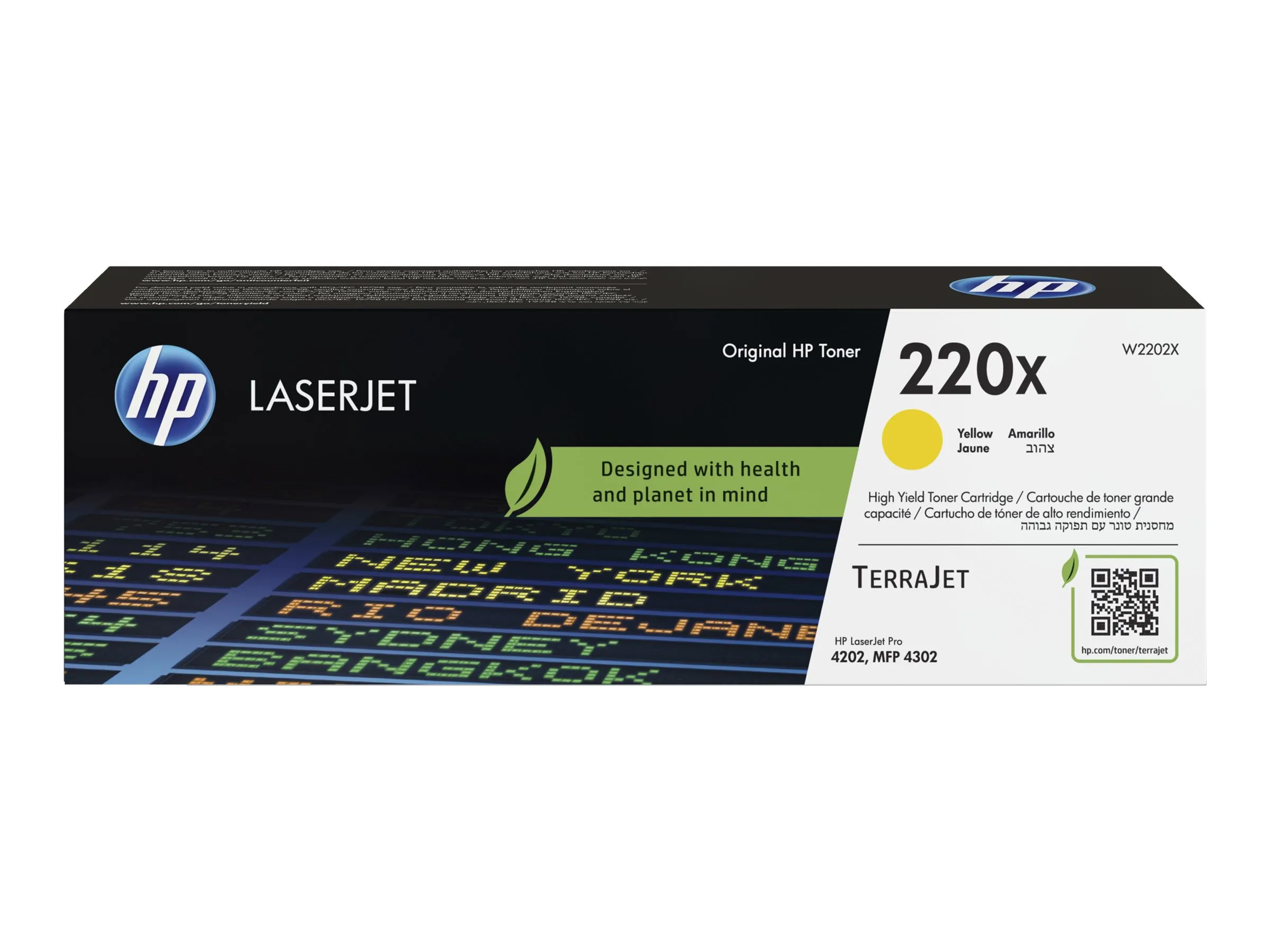 also-w2202x HP 220X Yellow Original LaserJet Toner Cartridge